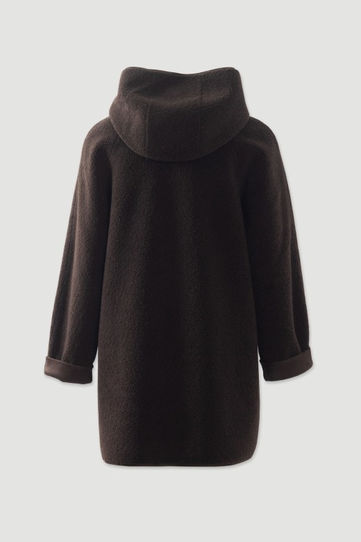 Manteau réversible avec capuche Manteau réversible avec capuche